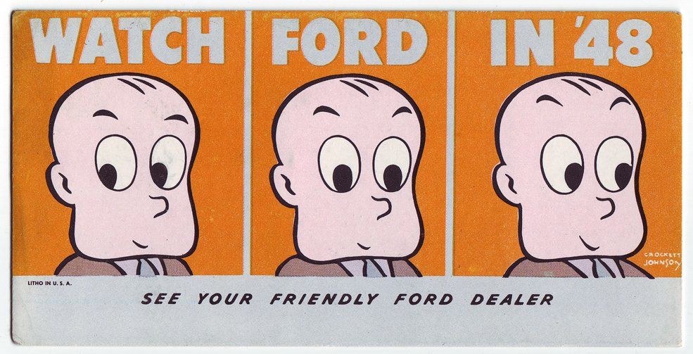 Crockett Johnson, Watch Ford in 48 Crockett Johnson, Watch Ford in 48