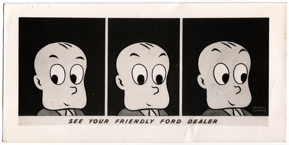 Crockett Johnson, Ford ad, part 1 Crockett Johnson, Ford ad, part 1