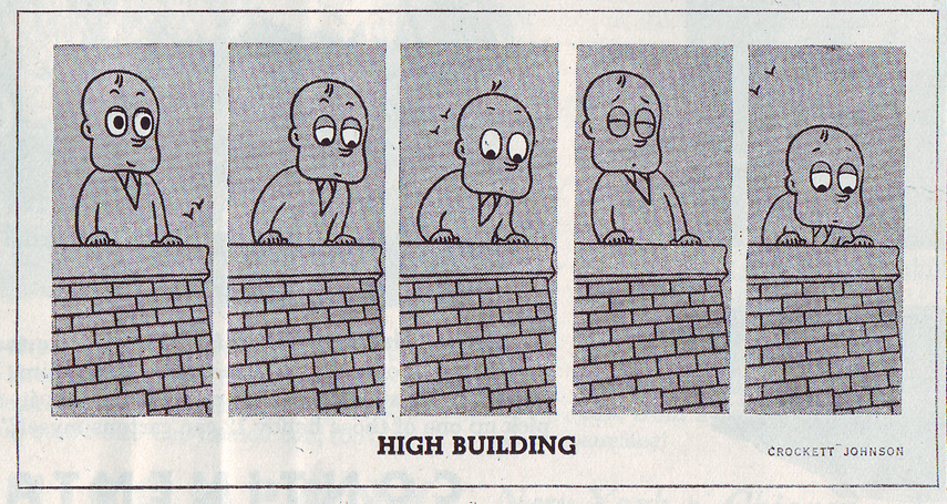 Crockett Johnson, "The Little Man with the Eyes," 13 July 1940 Crockett Johnson, "The Little Man with the Eyes," 13 July 1940
