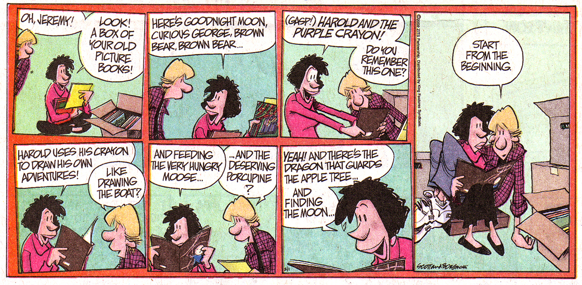 Jerry Scott and Jim Borgman, Zits, 1 Feb. 2009 Jerry Scott and Jim Borgman, Zits, 1 Feb. 2009