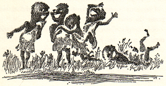 The Oompa-Loompas, as illustrated by Joseph Schindelman, 1964 The Oompa-Loompas, as illustrated by Joseph Schindelman, 1964