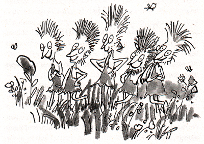 The Oompa-Loompas, as illustrated by Quentin Blake, 1998 The Oompa-Loompas, as illustrated by Quentin Blake, 1998