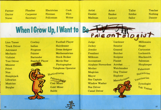 page from My Book About Me, by Roy McKie, Dr. Seuss, and a 7-year-old wunderkind known as Philip Nel page from My Book About Me, by Roy McKie, Dr. Seuss, and a 7-year-old wunderkind known as Philip Nel