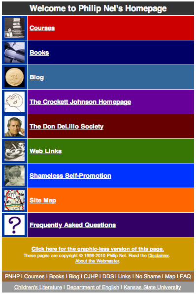 Philip Nel's Homepage Philip Nel's Homepage