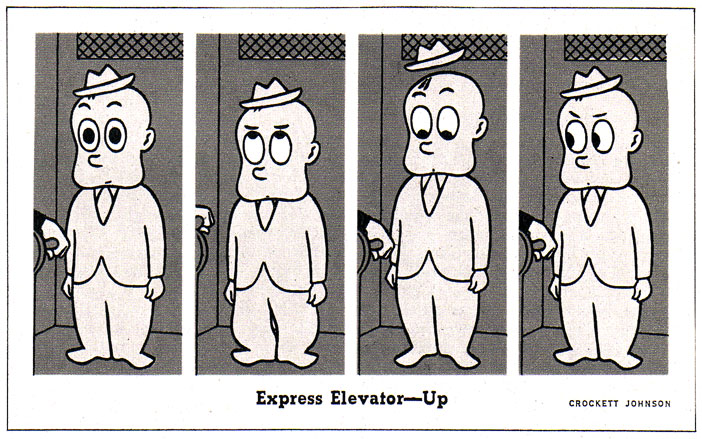 Crockett Johnson, "The Little Man with the Eyes," 4 Dec. 1941 Crockett Johnson, "The Little Man with the Eyes," 4 Dec. 1941