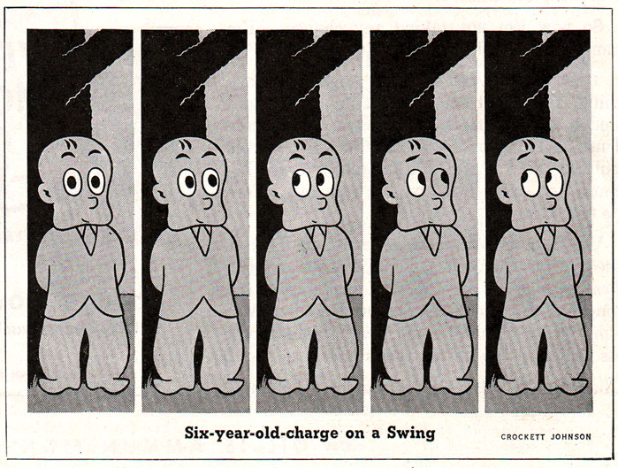Crockett Johnson, "The Little Man with the Eyes," 13 Jan. 1942 Crockett Johnson, "The Little Man with the Eyes," 13 Jan. 1942
