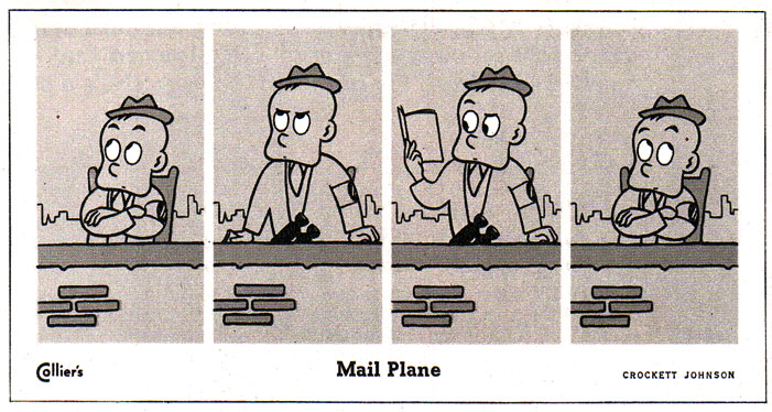 Crockett Johnson, "The Little Man with the Eyes," 3 Oct. 1942 Crockett Johnson, "The Little Man with the Eyes," 3 Oct. 1942