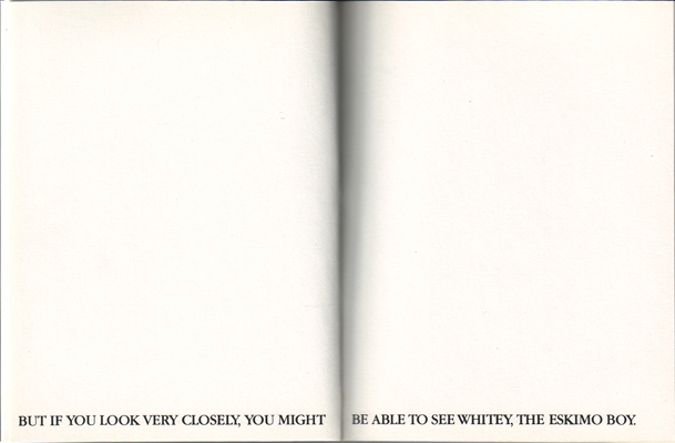 Remy Charlip, It Looks Like Snow (1957): third two-page spread Remy Charlip, It Looks Like Snow (1957): third two-page spread