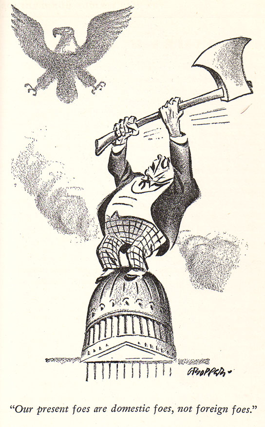 cartoon by William Gropper, from the Illustrious Dunderheads (1942) cartoon by William Gropper, from the Illustrious Dunderheads (1942)