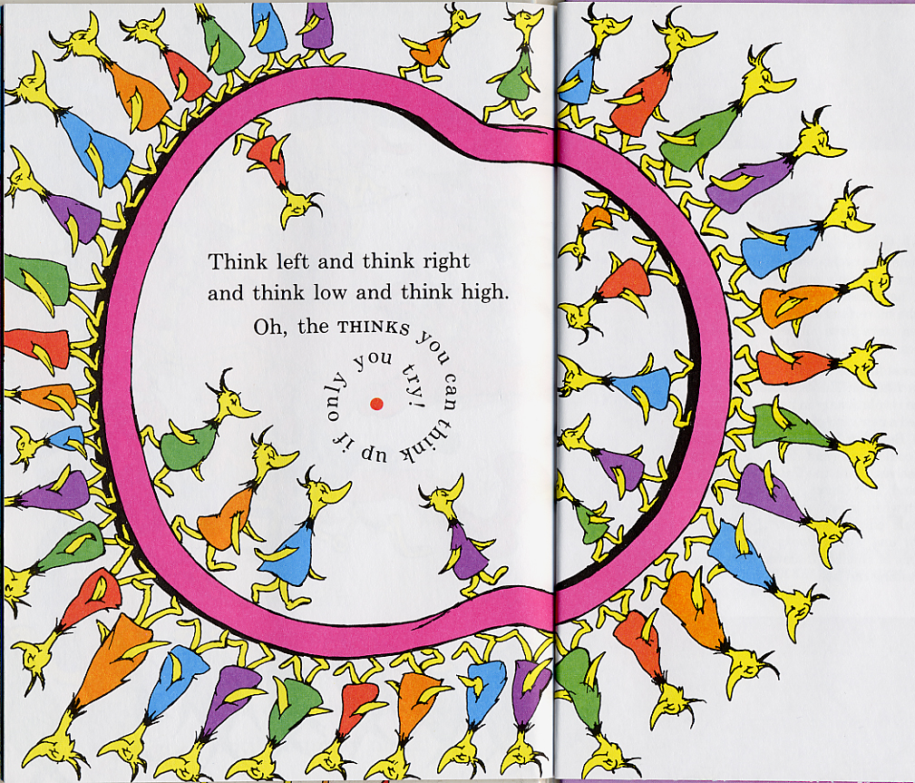 from Dr. Seuss's Oh the Thinks You Can Think! from Dr. Seuss's Oh the Thinks You Can Think!