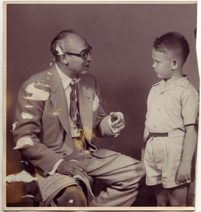 Charles Friedman and Tommy Hamilton, 1946. Friedman was the director. Hamilton portrayed Barnaby. Charles Friedman and Tommy Hamilton, 1946. Friedman was the director. Hamilton portrayed Barnaby.