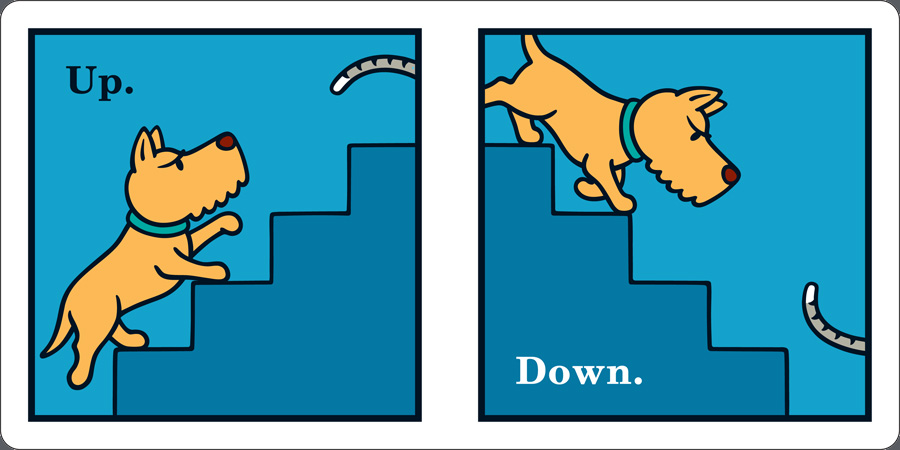 Newgarden and Cash, "Up. Down." from Bow-Wow Attracts Opposites Newgarden and Cash, "Up. Down." from Bow-Wow Attracts Opposites