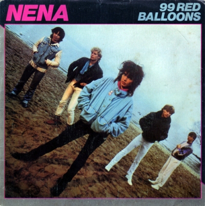 Nena, "99 Red Balloons" ("99 Luftballons"): single cover Nena, "99 Red Balloons" ("99 Luftballons"): single cover