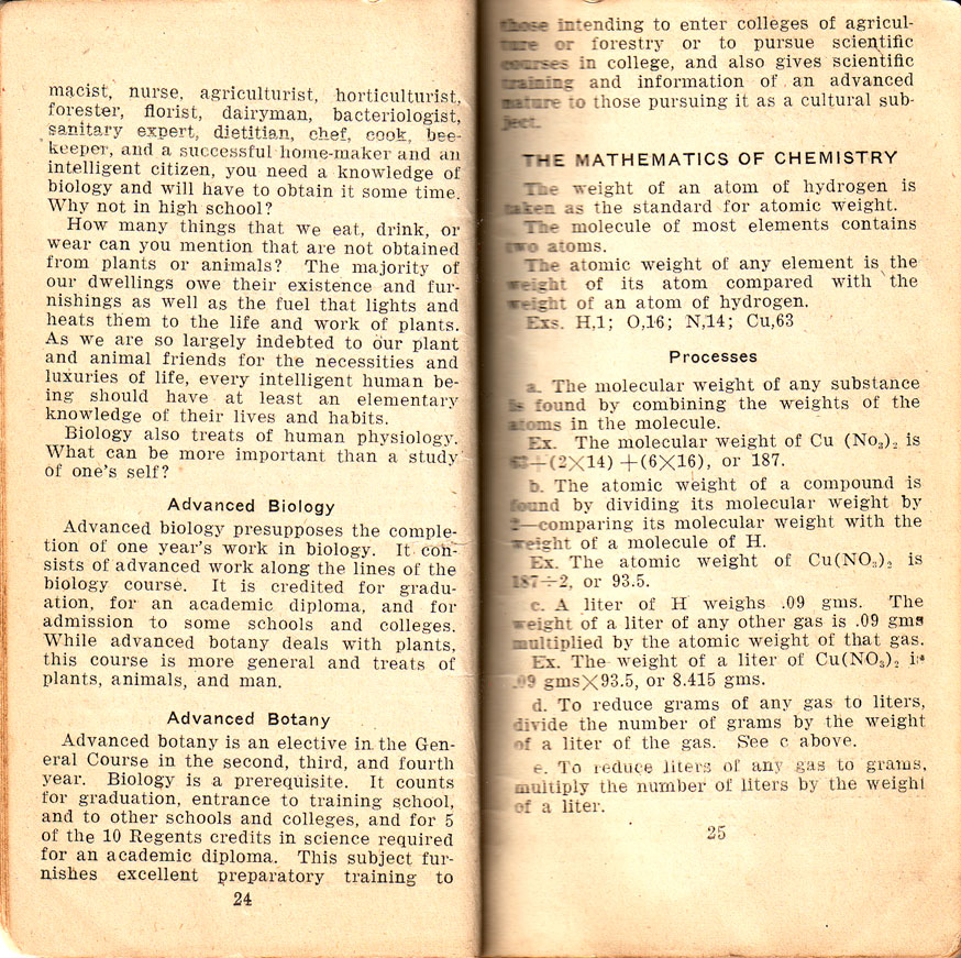 Newtown High School Handbook, 1921-1923: pp. 24-25 Newtown High School Handbook, 1921-1923: pp. 24-25