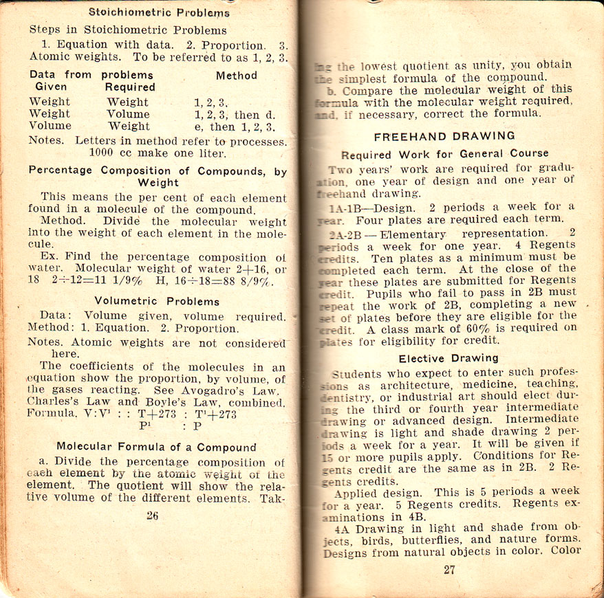 Newtown High School Handbook, 1921-1923: pp. 26-27 Newtown High School Handbook, 1921-1923: pp. 26-27