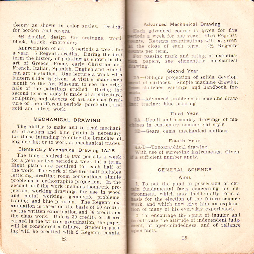 Newtown High School Handbook, 1921-1923: pp. 28-29 Newtown High School Handbook, 1921-1923: pp. 28-29