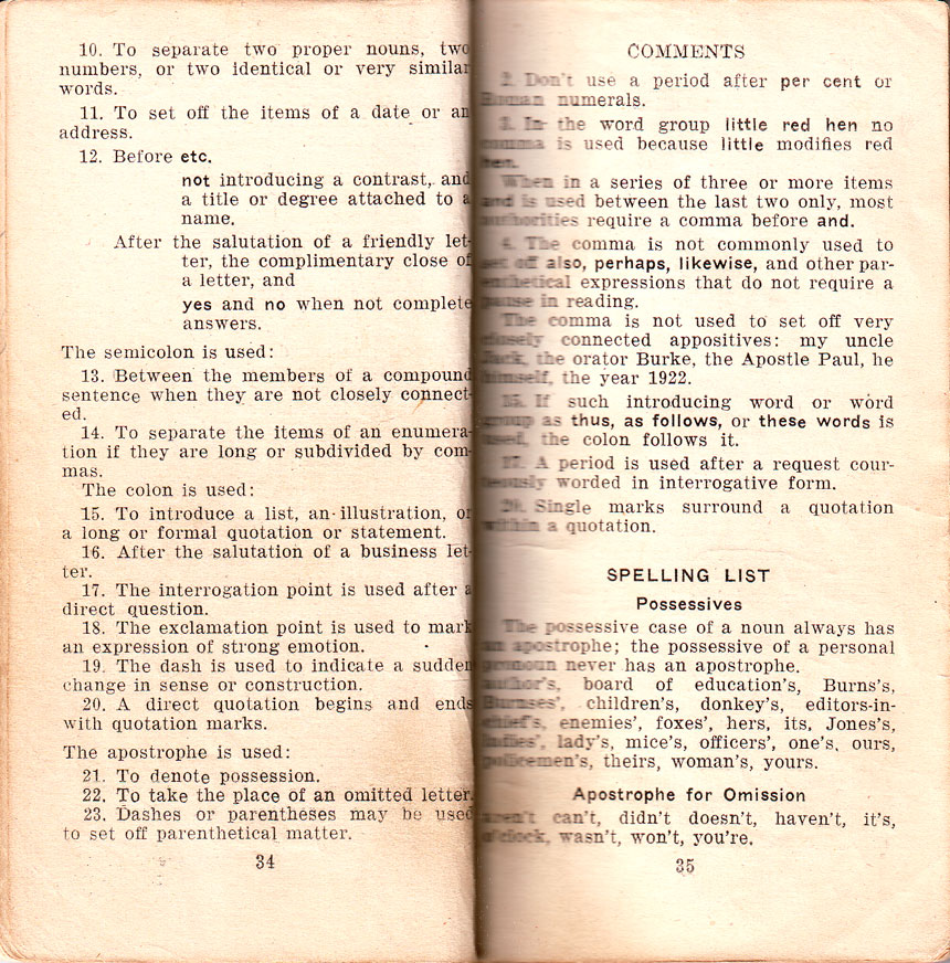 Newtown High School Handbook, 1921-1923: pp. 34-35 Newtown High School Handbook, 1921-1923: pp. 34-35
