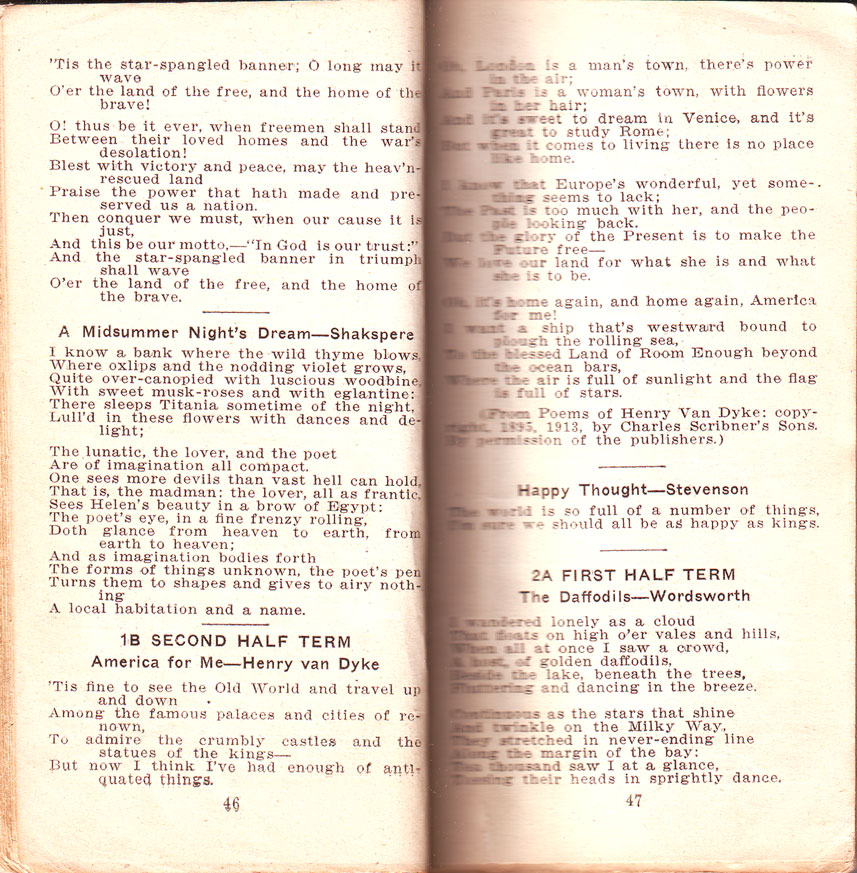 Newtown High School Handbook, 1921-1923: pp. 44-45 Newtown High School Handbook, 1921-1923: pp. 44-45