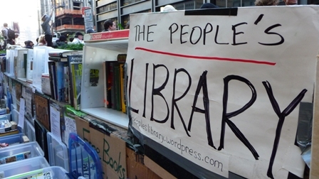 The Occupy Wall Street Library (before the raid) The Occupy Wall Street Library (before the raid)