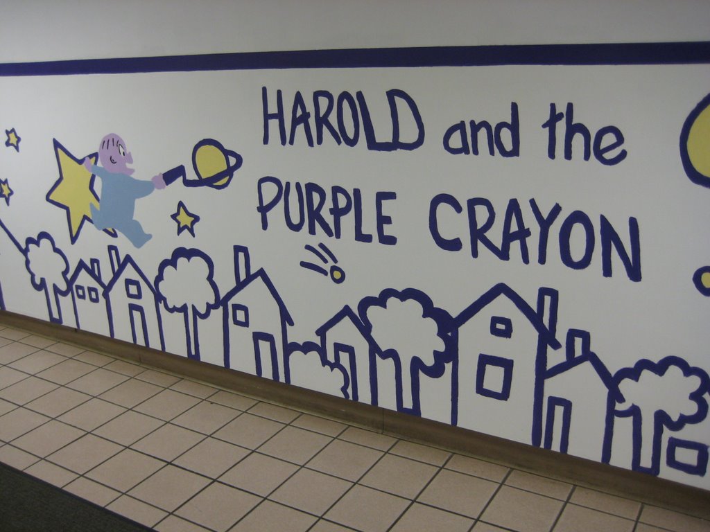 Harold mural at Ben Franklin School, Norwalk, Connecticut. Photo by Jackie Curtis. Harold mural at Ben Franklin School, Norwalk, Connecticut. Photo by Jackie Curtis.