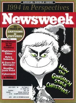 Newt Gingrinch, Newsweek cover (1994) Newt Gingrinch, Newsweek cover (1994)