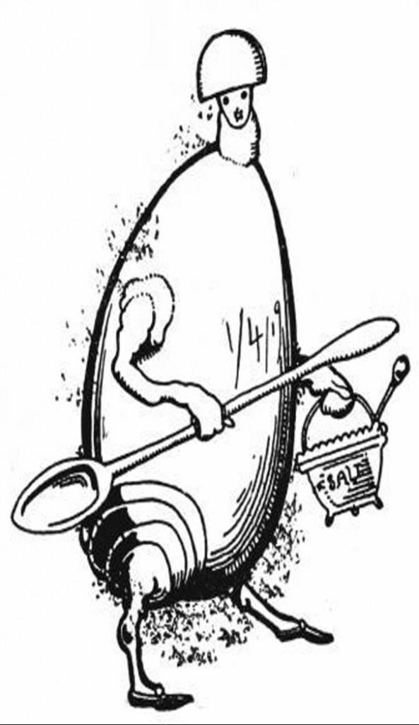 Jean de Bosschere's The City Curious (1920): The Eggs running along Jean de Bosschere's The City Curious (1920): The Eggs running along