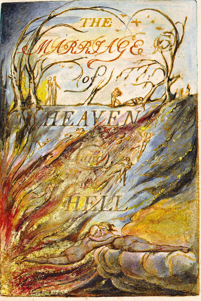 William Blake, Title-page, The Marriage of Heaven and Hell, copy H (1790-3) William Blake, Title-page, The Marriage of Heaven and Hell, copy H (1790-3)