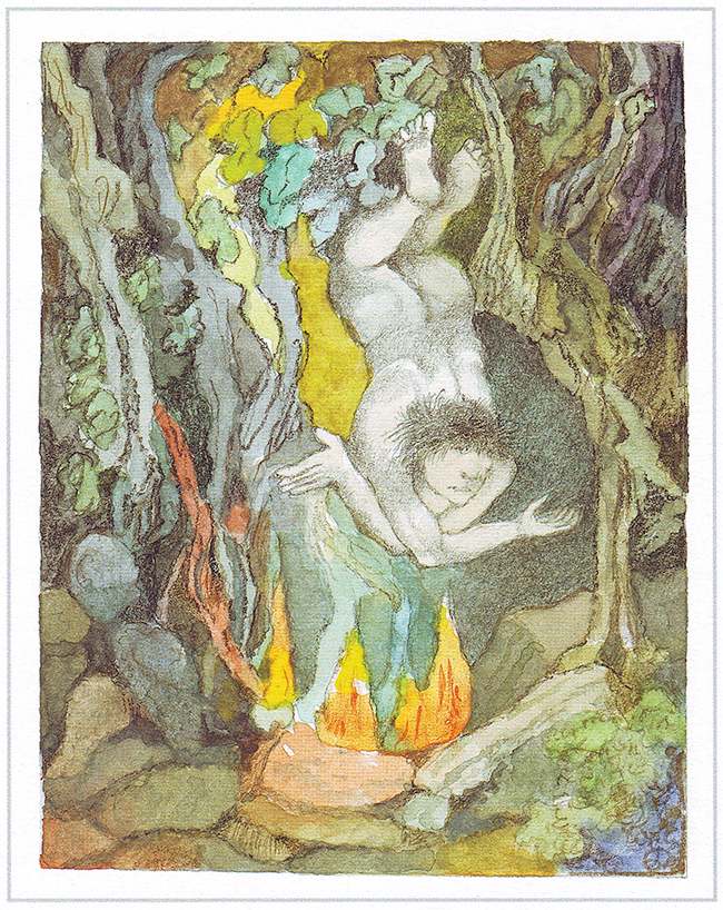 Maurice Sendak, My Brother's Book (2012): "Guy slipped dutifully into the maw of the great bear"