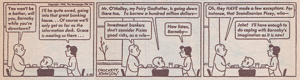 Crockett Johnson, Barnaby, 28 Feb 1945