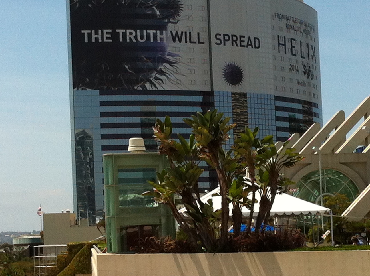 advertisement on side of building, San Diego