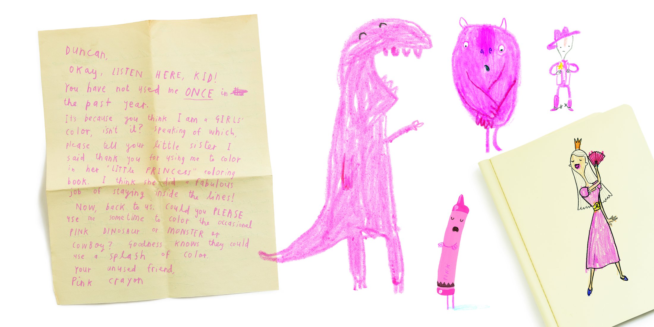 from Drew Daywalt and Oliver Jeffers, The Day the Crayons Quit