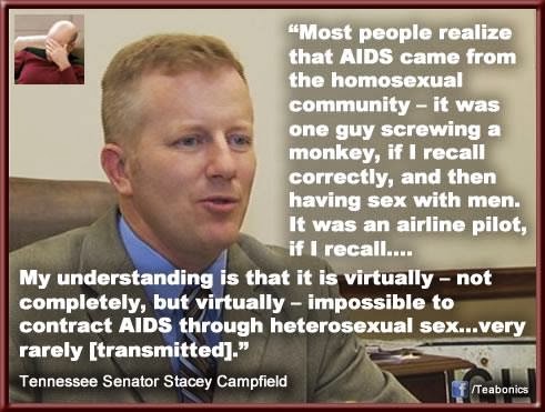 Senator Stacey Campfield explains HIV/AIDS