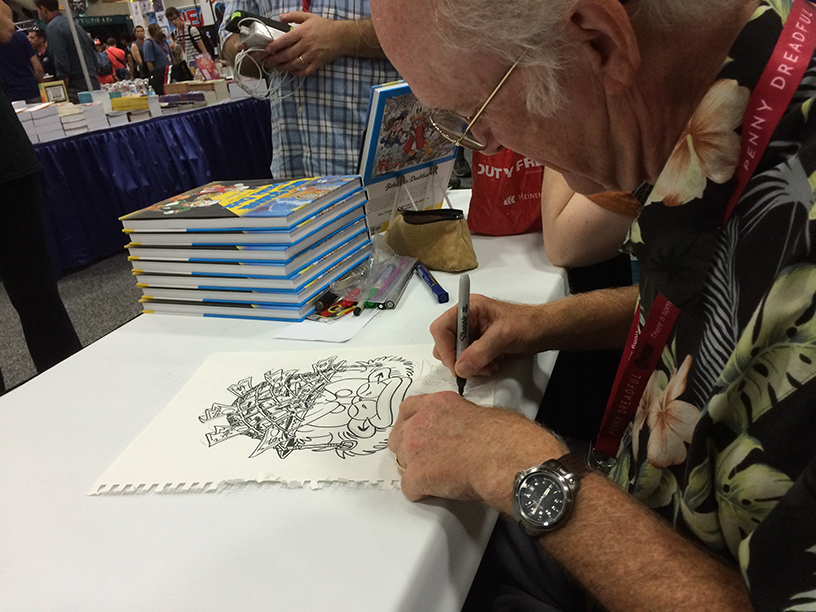 Don Rosa draws Scrooge McDuck, continued again...