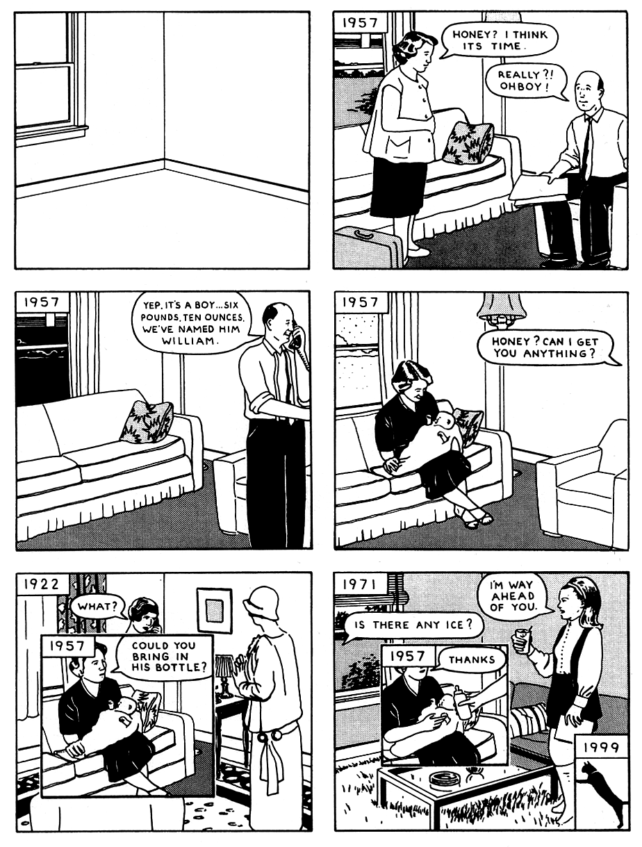 Richard McGuire, "Here" (1989), p. 1