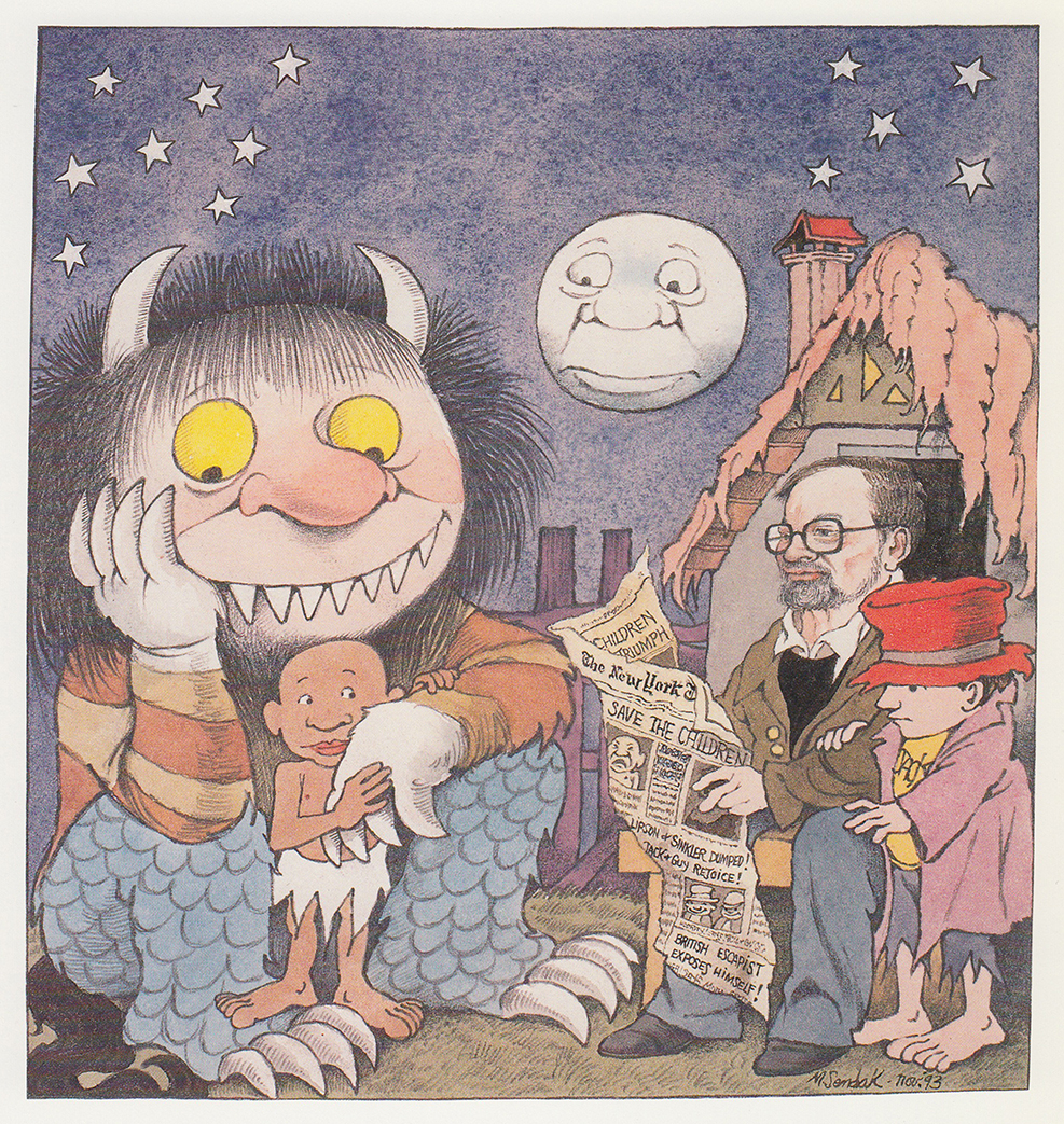 Maurice Sendak, Northeast cover (Hartford Courant Sunday Magazine, 19 Dec. 1993)