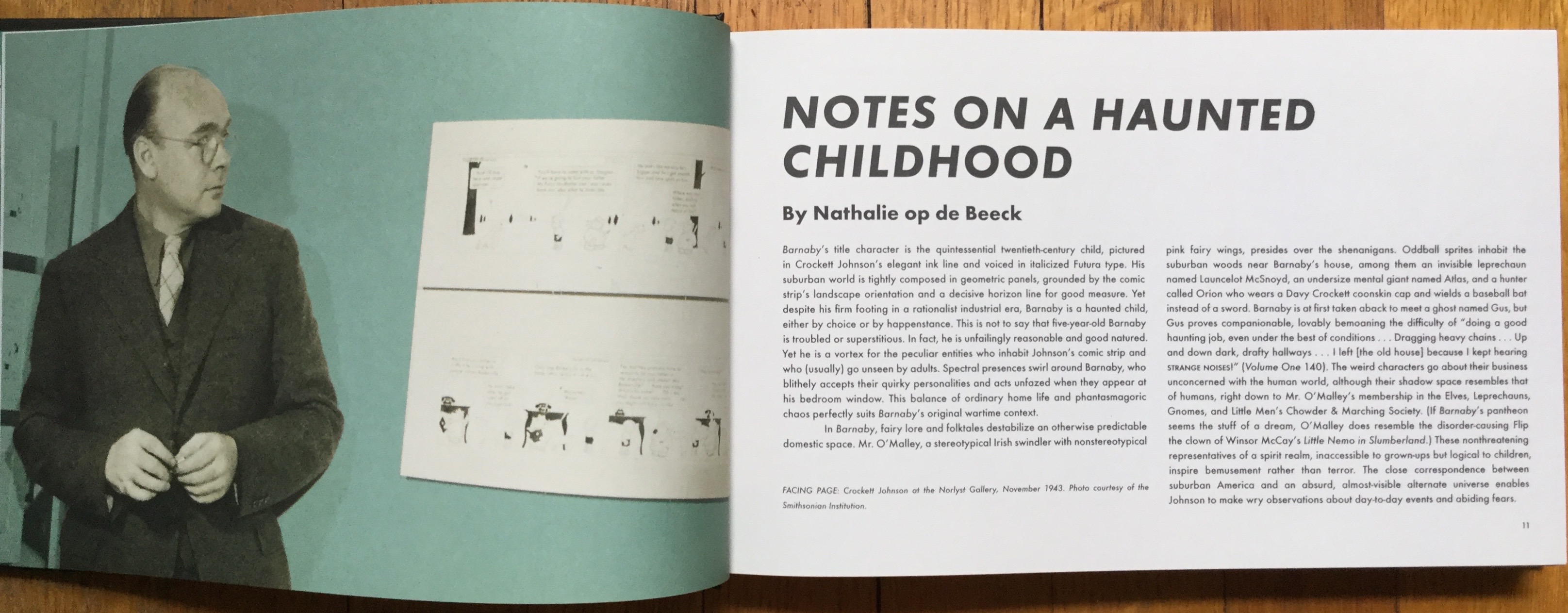 Nathalie op de Beeck, "Notes on a Haunted Childhood," from Crockett Johnson's Barnaby Volume Three
