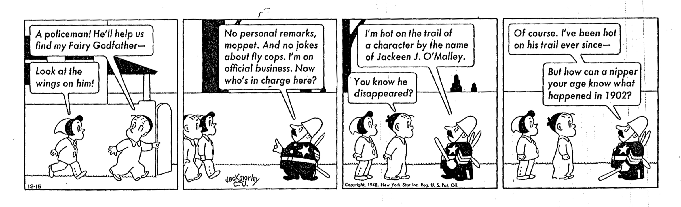 Crockett Johnson's Barnaby, 15 Dec. 1948