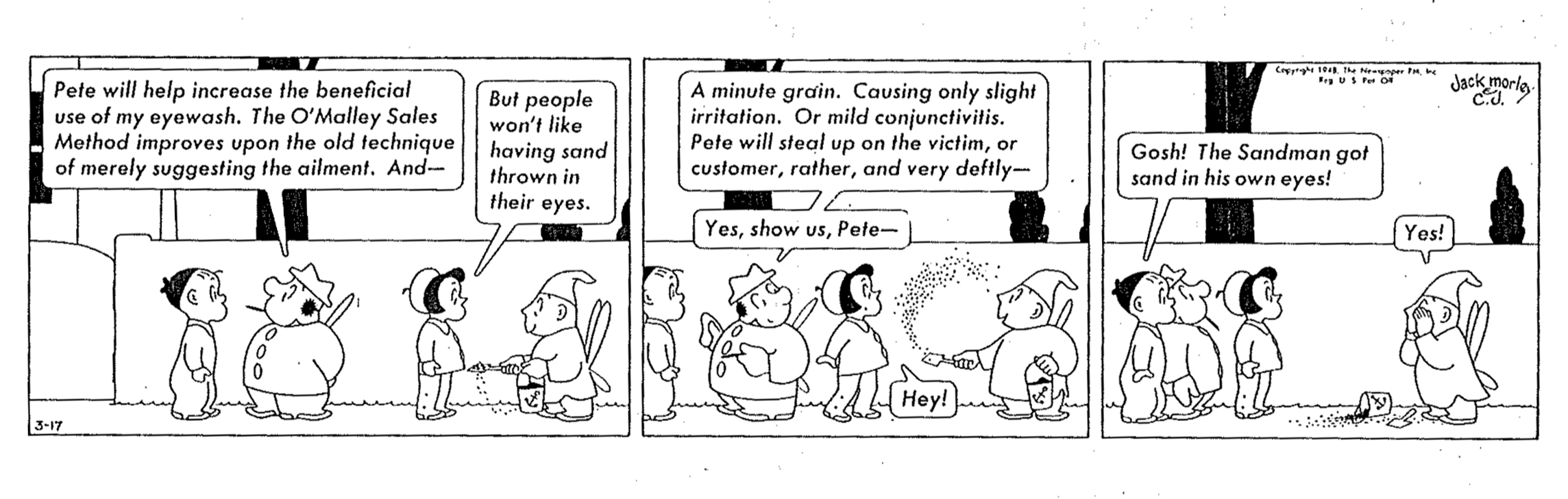 Crockett Johnson's Barnaby, 17 March 1948