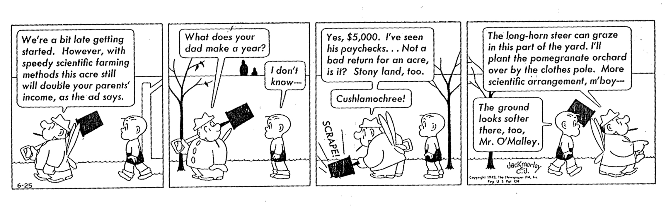 Crockett Johnson's Barnaby, 25 June 1948