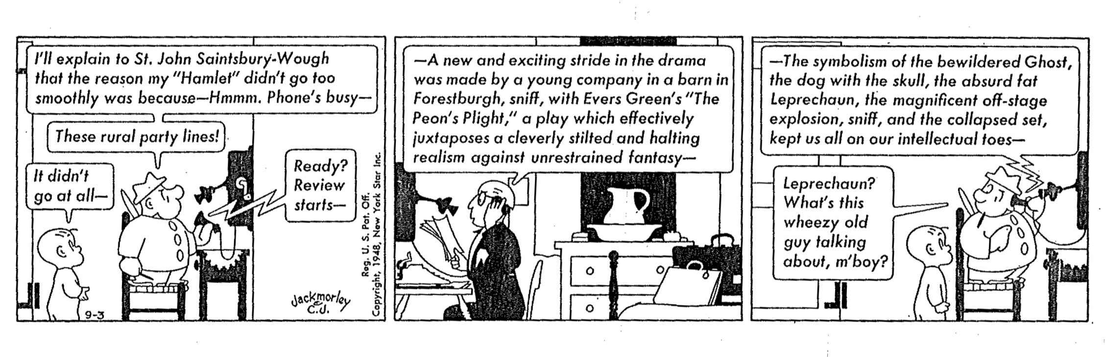 Crockett Johnson's Barnaby, 3 Sept. 1948