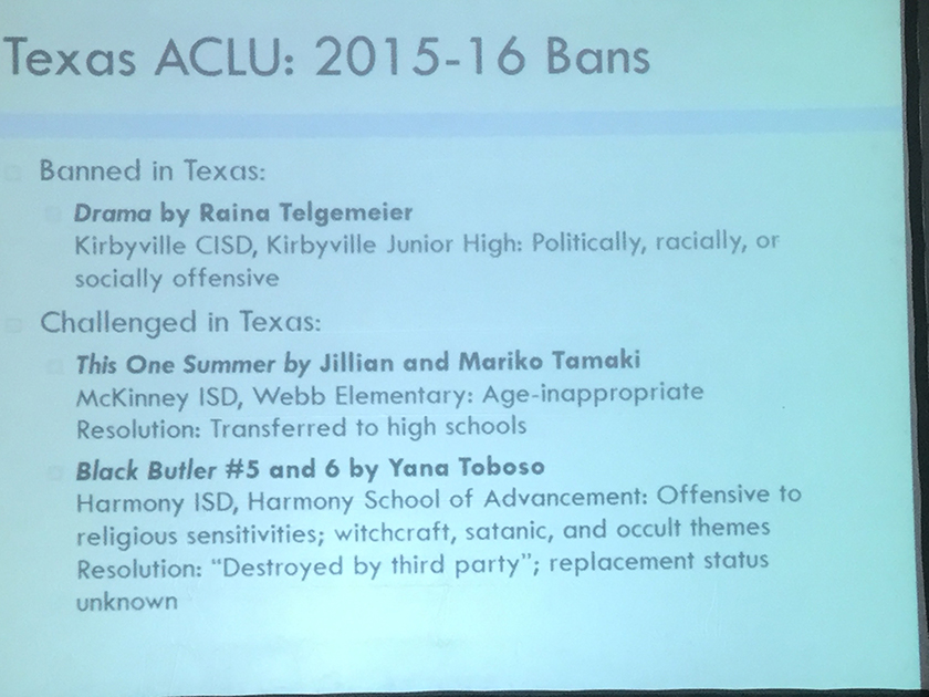 CBLDF: State of Censorship 2017